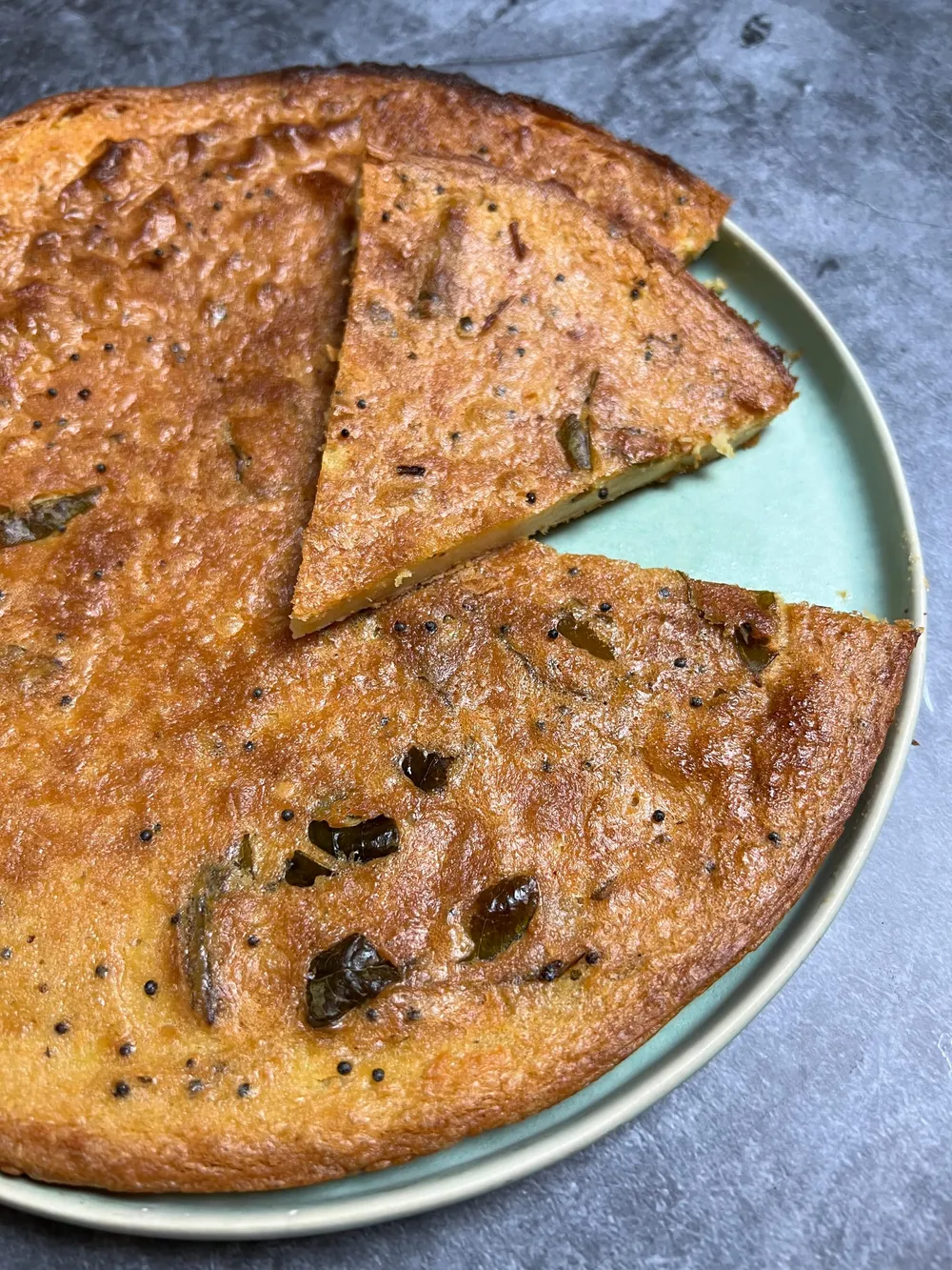 Mustard and Curry Leaf Farinata